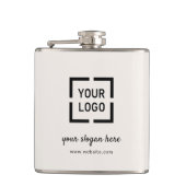 Speciale speciale actie voor Ivory Custom-Logo Heupfles (Voorkant)