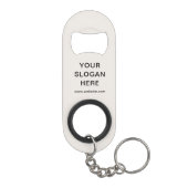 Speciale speciale actie voor Ivory Custom-Logo Mini Flessenopener (Achterkant)
