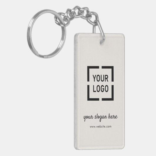 Speciale speciale actie voor Ivory Custom-Logo Sleutelhanger (Voorkant Links)
