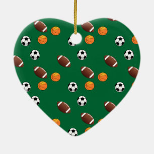 Speciale sportmotieven Kerstmis Keramisch Ornament