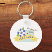 Speciale staat sleutelhanger (Voorkant)