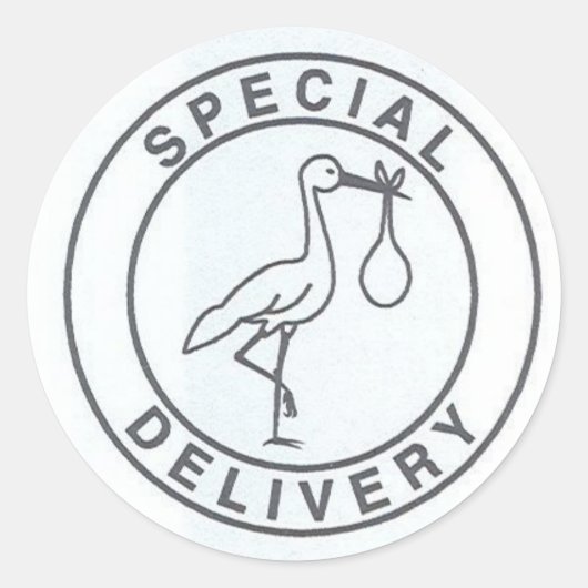 Speciale Sticker voor levering (Voorkant)