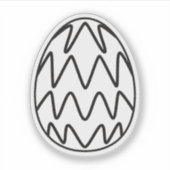 Speciale Sticker voor paasdag (Voorkant)