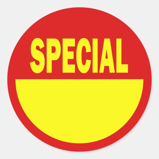 Speciale Stickers voor detailhandel (Voorkant)