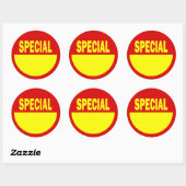 Speciale Stickers voor detailhandel (Vel)