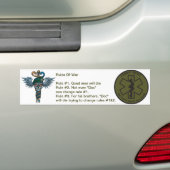 Speciale strijdkrachten bestrijden Medische Bumper Bumpersticker (Op auto)