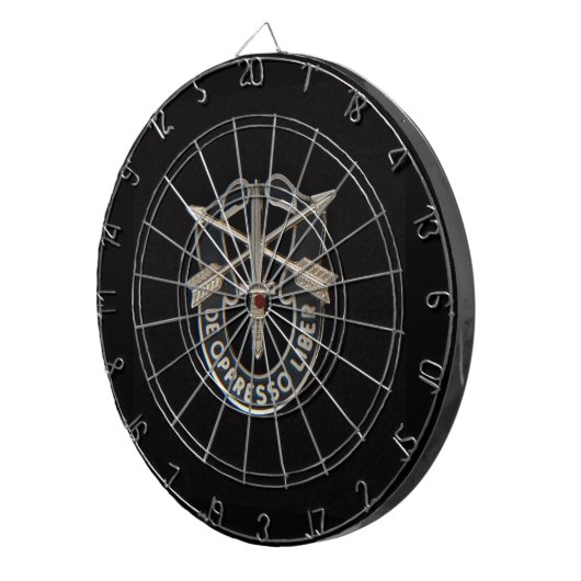 Speciale strijdkrachten dartbord (Voorkant Rechts)