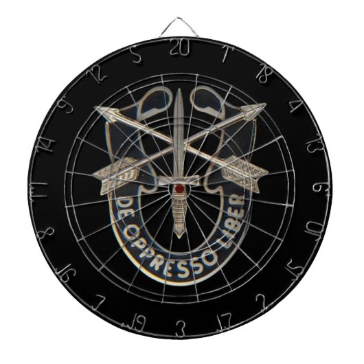 Speciale strijdkrachten dartbord (Voorkant)