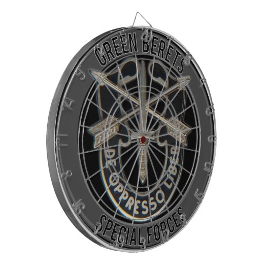 Speciale strijdkrachten GB Dartbord (Voorkant Links)