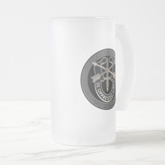 Speciale strijdkrachten GB Matglas Bierpul (Voorkant rechts)