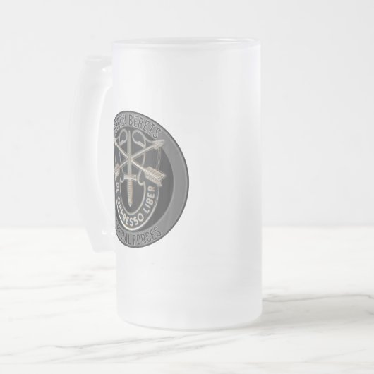 Speciale strijdkrachten GB Matglas Bierpul (Voorkant links)