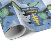 Speciale strijdkrachten Groene Berets sf fg sfg Cadeaupapier (Rol Hoek)