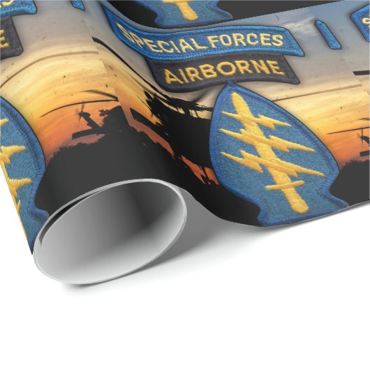 Speciale strijdkrachten Groene Berets sf fg sfg Cadeaupapier (Rol Hoek)