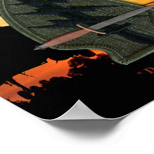 speciale strijdkrachten groene berets sf sof sfg poster (Hoek)