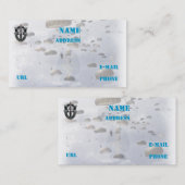 speciale strijdkrachten groeperen visitekaartje gr (Voorkant / Achterkant)