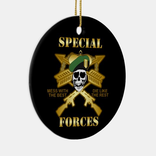 Speciale strijdkrachten keramisch ornament (Rechts)