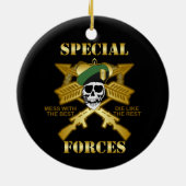 Speciale strijdkrachten keramisch ornament (Achterkant)