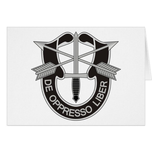 Speciale strijdkrachten SF de Oppresso Liber (Voorkant Horizontaal)