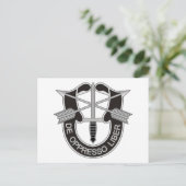 Speciale strijdkrachten SF de Oppresso Liber Briefkaart (Staand voorkant)