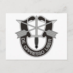 Speciale strijdkrachten SF de Oppresso Liber Briefkaart