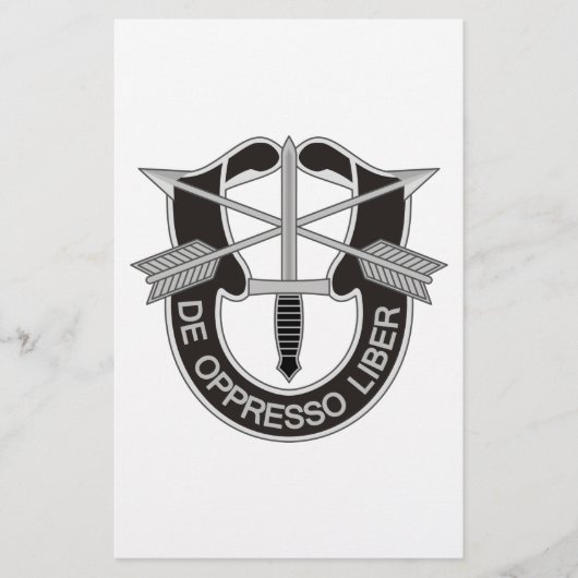 Speciale strijdkrachten SF de Oppresso Liber Flyer (Voorkant)