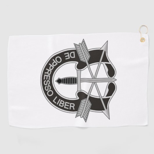 Speciale strijdkrachten SF de Oppresso Liber Golfhanddoek (Horizontaal)