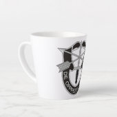 Speciale strijdkrachten SF de Oppresso Liber Latte Mok (Linkerhoek)