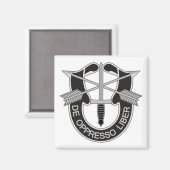 Speciale strijdkrachten SF de Oppresso Liber Magneet (Voorkant / Achterkant)