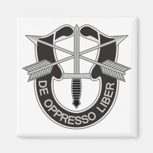 Speciale strijdkrachten SF de Oppresso Liber Magneet (Voorkant)