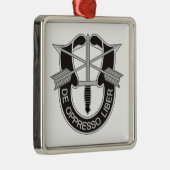 Speciale strijdkrachten SF de Oppresso Liber Metalen Ornament (Rechts)
