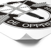 Speciale strijdkrachten SF de Oppresso Liber Poster (Hoek)