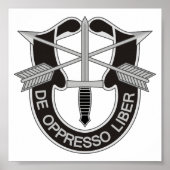 Speciale strijdkrachten SF de Oppresso Liber Poster (Voorkant)