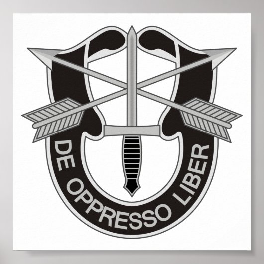 Speciale strijdkrachten SF de Oppresso Liber Poster (Voorkant)