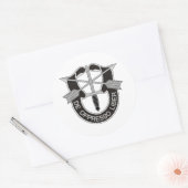 Speciale strijdkrachten SF de Oppresso Liber Ronde Sticker (Envelop)