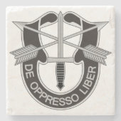 Speciale strijdkrachten SF de Oppresso Liber Stenen Onderzetter (Voorkant)