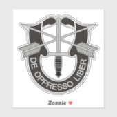 Speciale strijdkrachten SF de Oppresso Liber Sticker (Vel)