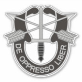 Speciale strijdkrachten SF de Oppresso Liber Sticker (Voorkant)