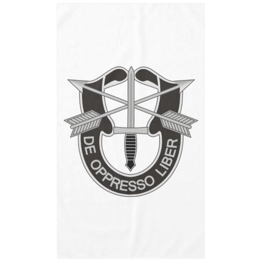 Speciale strijdkrachten SF de Oppresso Liber Tafelkleed (Voorkant)