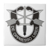 Speciale strijdkrachten SF de Oppresso Liber Tegeltje (Voorkant)