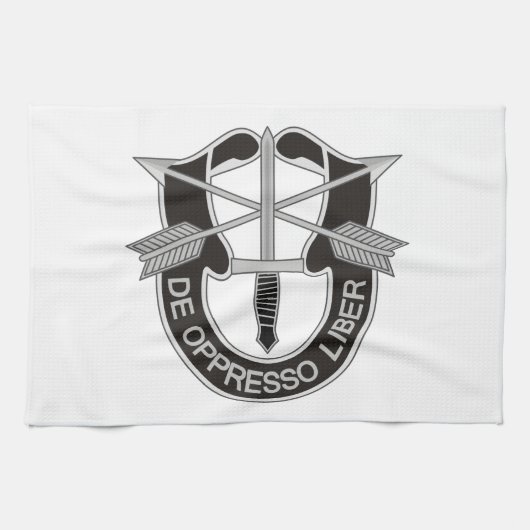 Speciale strijdkrachten SF de Oppresso Liber Theedoek (Horizontaal)