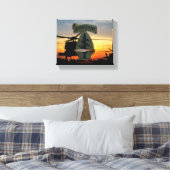 Speciale strijdkrachten sf. sf. veteranen van groe canvas afdruk (Insitu (Slaapkamer))