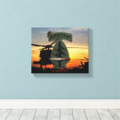 Speciale strijdkrachten sf. sf. veteranen van groe canvas afdruk (Insitu (Houten vloer))