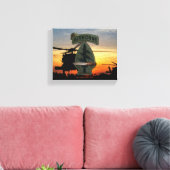 Speciale strijdkrachten sf. sf. veteranen van groe canvas afdruk (Insitu (Woonkamer))