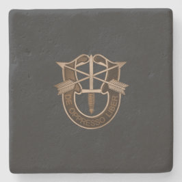 Speciale strijdkrachten stenen onderzetter