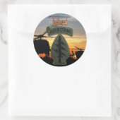 Speciale strijdkrachten Veteranen van de Groene Be Ronde Sticker (Tas)