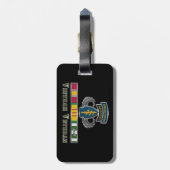 Speciale strijdkrachten Vietnam Veteraan Bagagelabel (Achterkant verticaal)