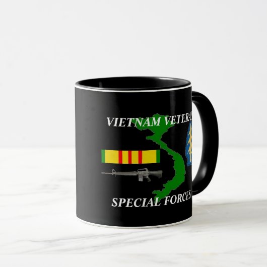 Speciale strijdkrachten Vietnam Veteran Coffee Mug Mok (Voorkant rechts)