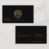 Speciale strijdkrachten visitekaartje (Voorkant / Achterkant)