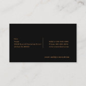 Speciale strijdkrachten visitekaartje (Achterkant)