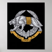 speciale strijdkrachten voor Oekraïne Spetsnaz Wol Poster (Voorkant)